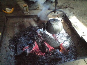 Coal fireplace